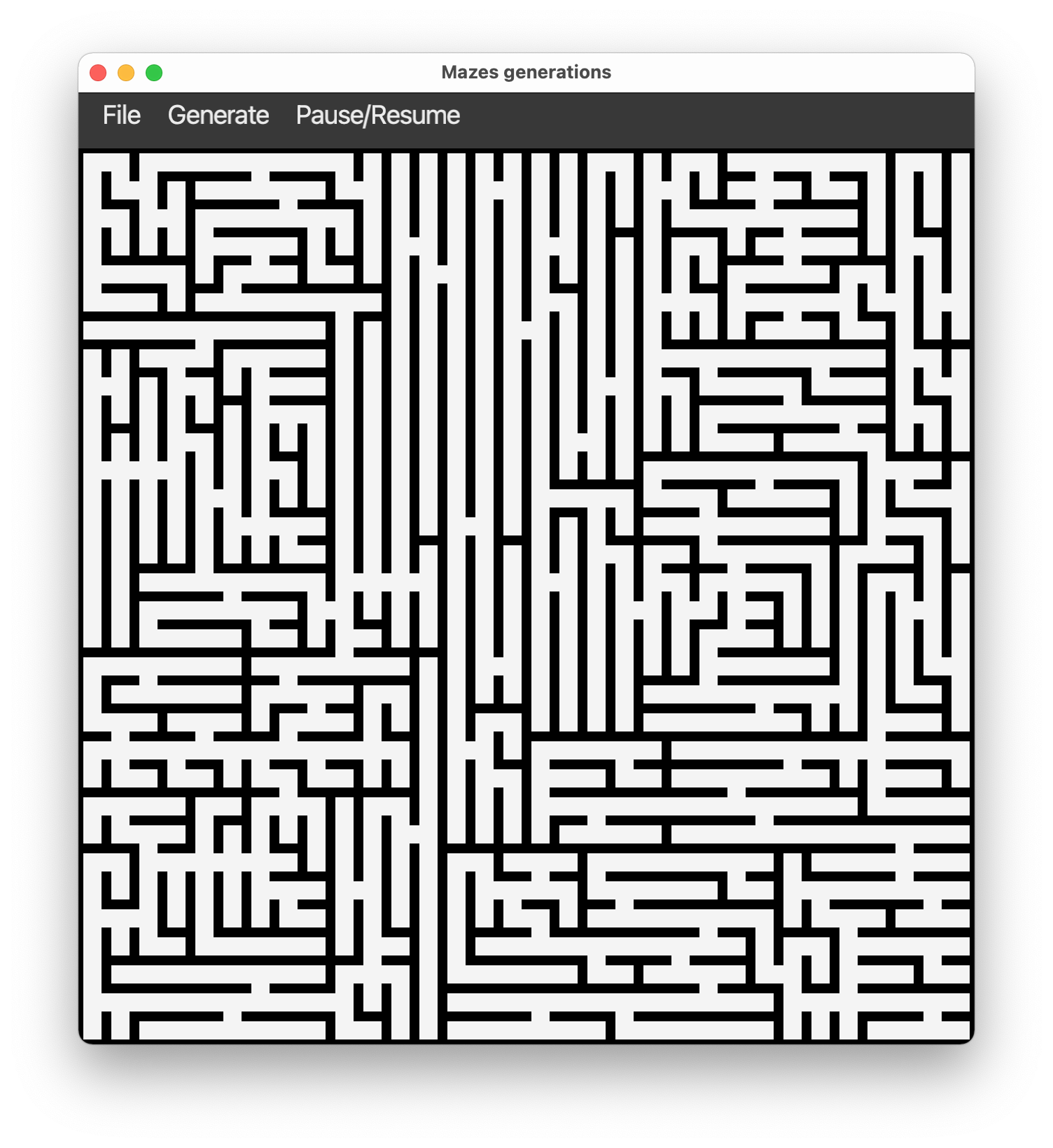 Random division : terminaison